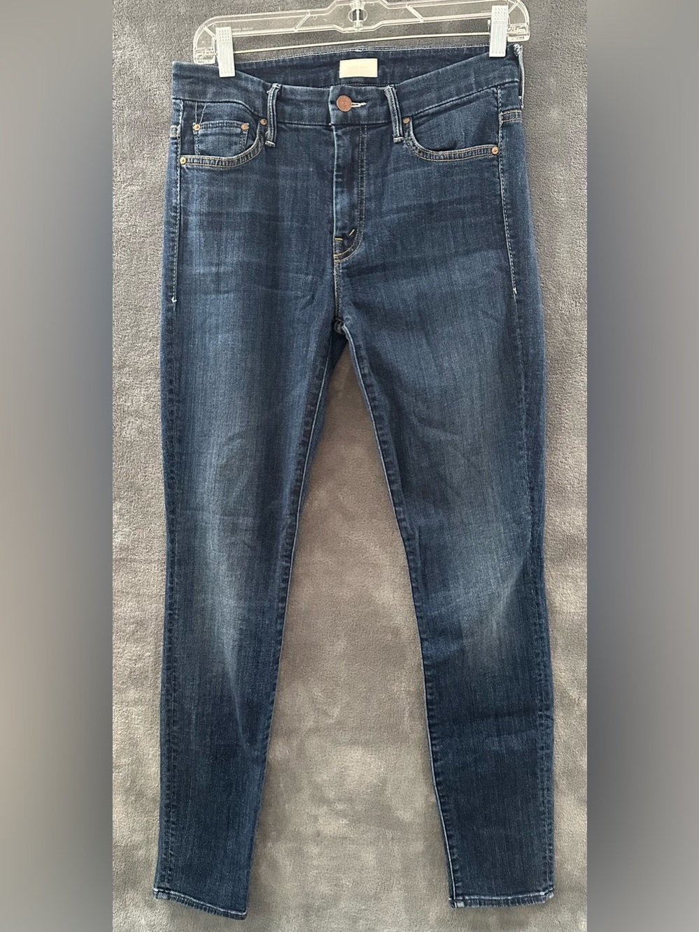 MOTHER High-Rise Women’s Jeans - Dark Blue Wash